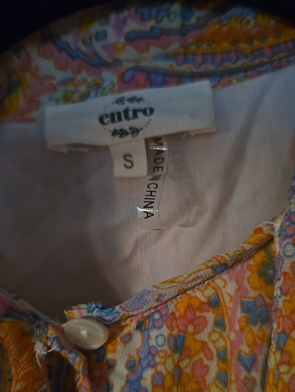 Entro Size Small NWOT - Picture 3 of 6